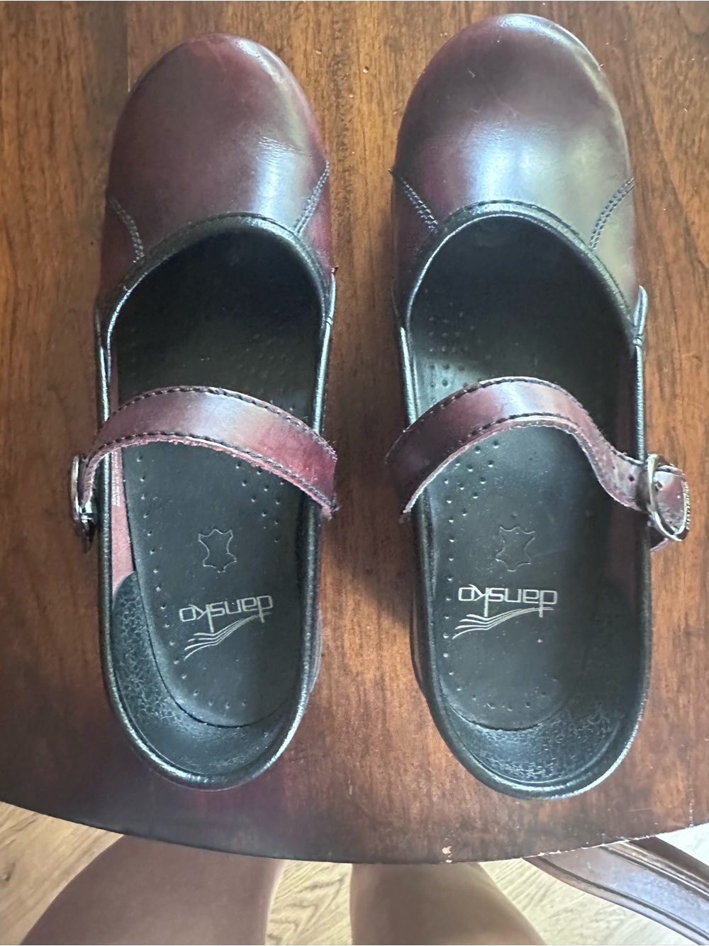 Dansko Women’s Wine Mary Jane with Adjustable Strap